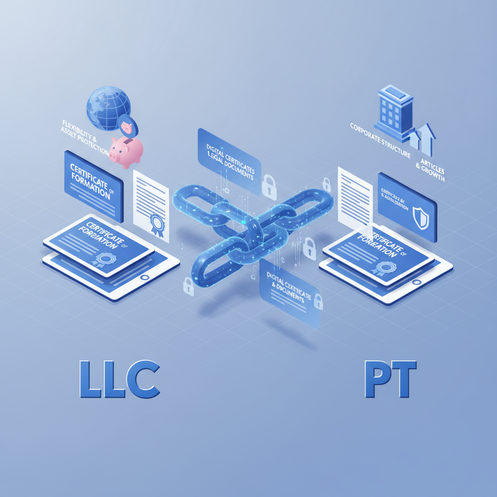 Perbedaan LLC vs PT: Pilihan Badan Usaha untuk Bisnis Digital
