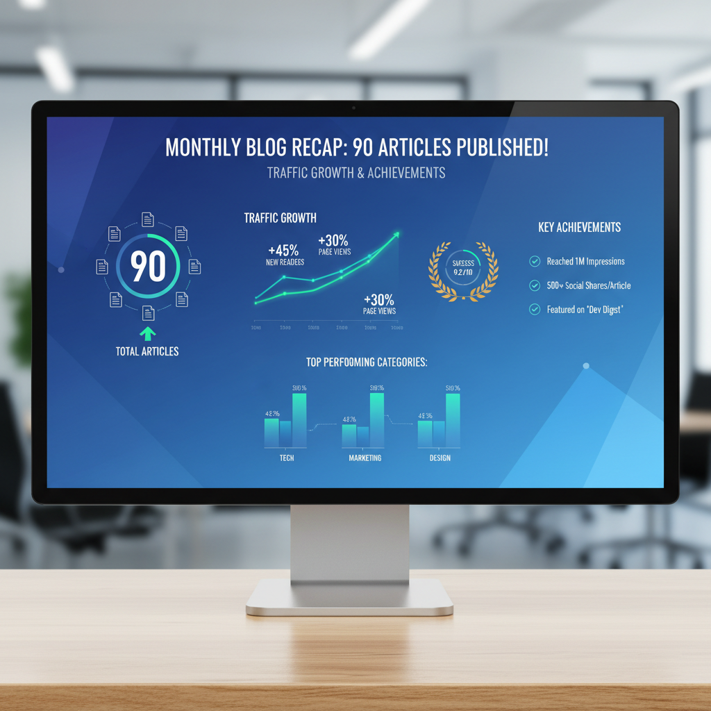 Recap April 2026: 90 Artikel, Berapa Traffic yang Didapat?