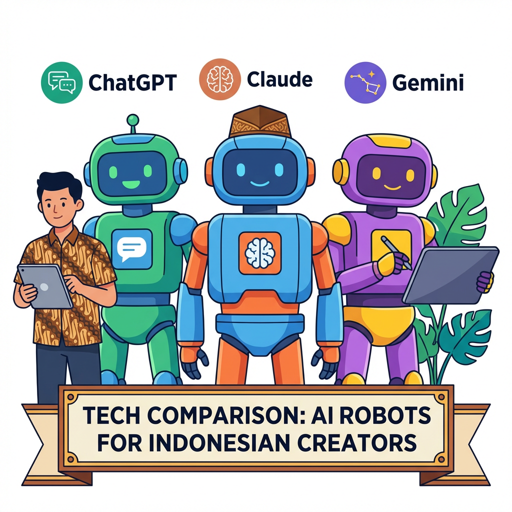 ChatGPT vs Claude vs Gemini: Mana yang Terbaik untuk Creator Indonesia 2026?